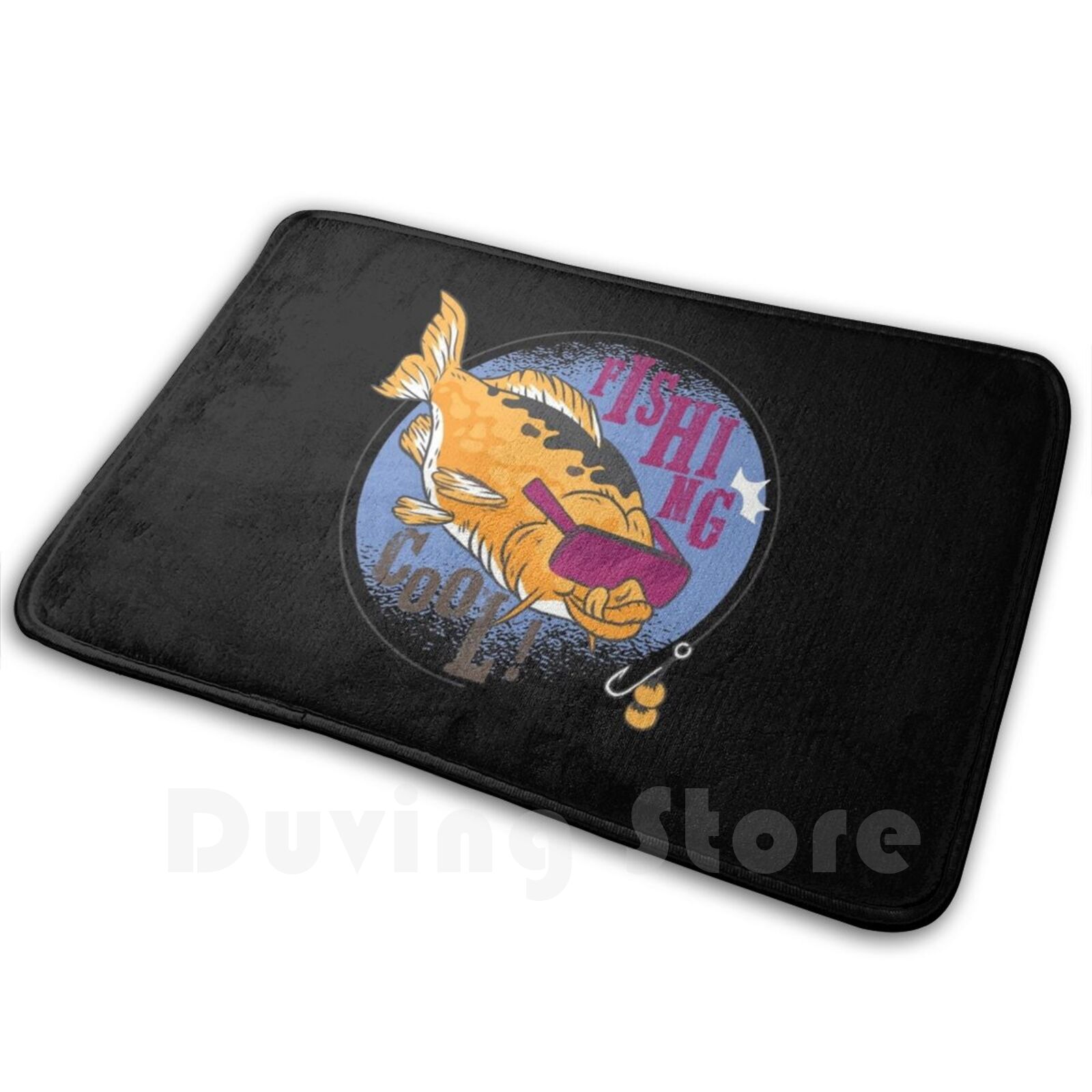Hunting Outdoor Mat - ตกปลา เท่! พรมปูพื้น แผ่นรองนุ่มกันลื่น ลายรอกตกปลา เหมาะสำหรับพ่อค้าขาย