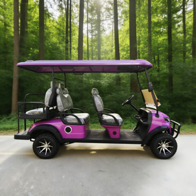 Outdoor Hunting Vehicle - รถกอล์ฟไฟฟ้าสำหรับลุยป่า แบตเตอรี่ลิเธียม สำหรับกิจกรรมกลางแจ้ง พร้อมยางสำหรับออฟโรด กันชนหน้า เบาะนั่งพร้อมพนักพิงศีรษะ