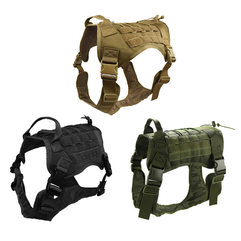 Hunting Dog Outdoor - สุนัขปรับสายรัดชุดยุทธวิธีกลางแจ้งการฝึกอบรม Anti-Shock สายรัดสุนัขขนาดกลางขนาดใหญ่สุนัขล่าสัตว์ Pitbull Rottweiler