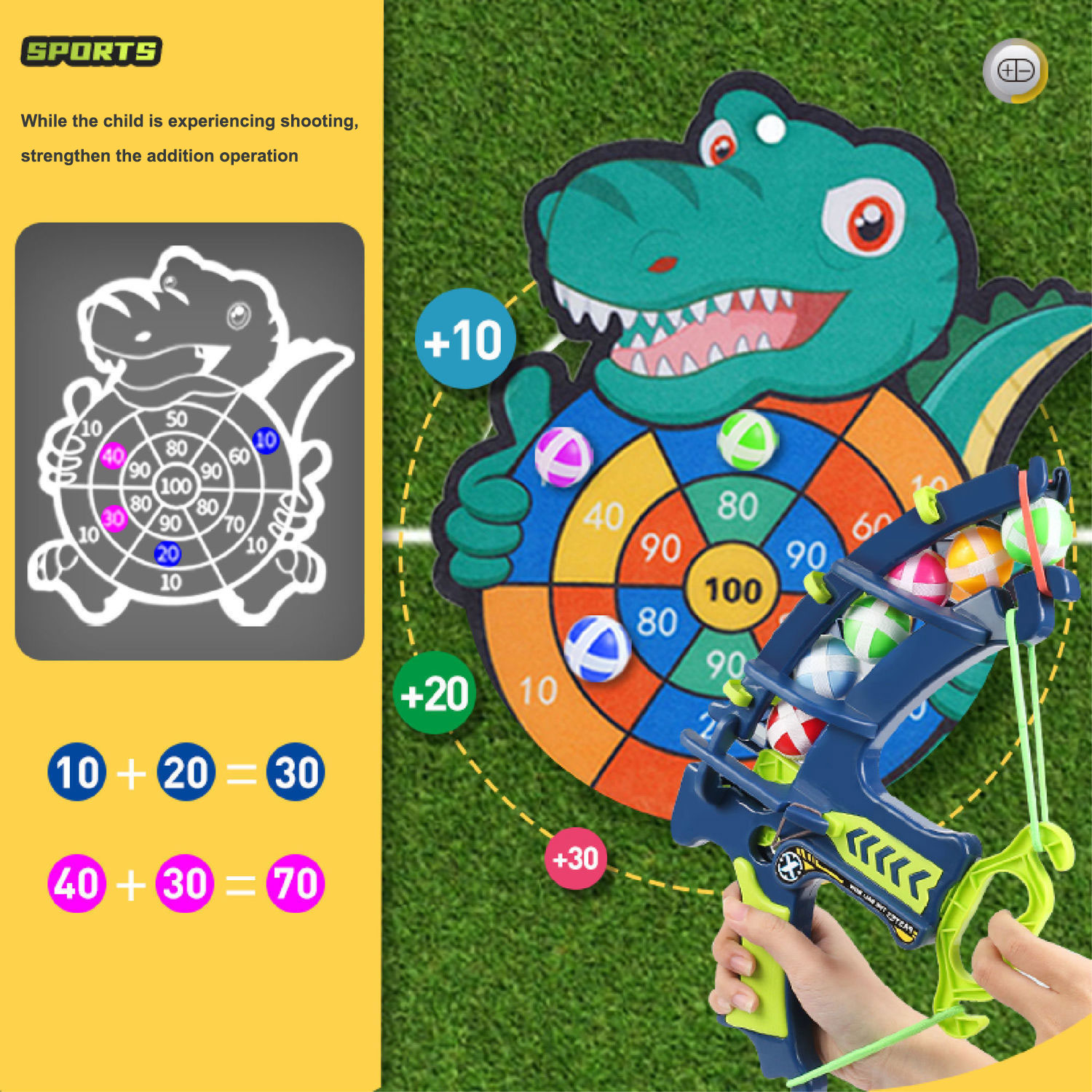 Montessori โยนกีฬา Slingshot เ - Outdoor Hunting Toys บทวิจารณ์และราคา