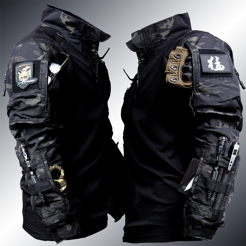 ชุดทำงานกลางแจ้งเสื้อยืดแขนยาว - Safari Outdoor Hunting Jackets บทวิจารณ์และราคา