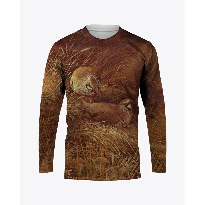เสื้อยืดลายพรางล่าสัตว์รูป3D น - Hunting Quail บทวิจารณ์และราคา
