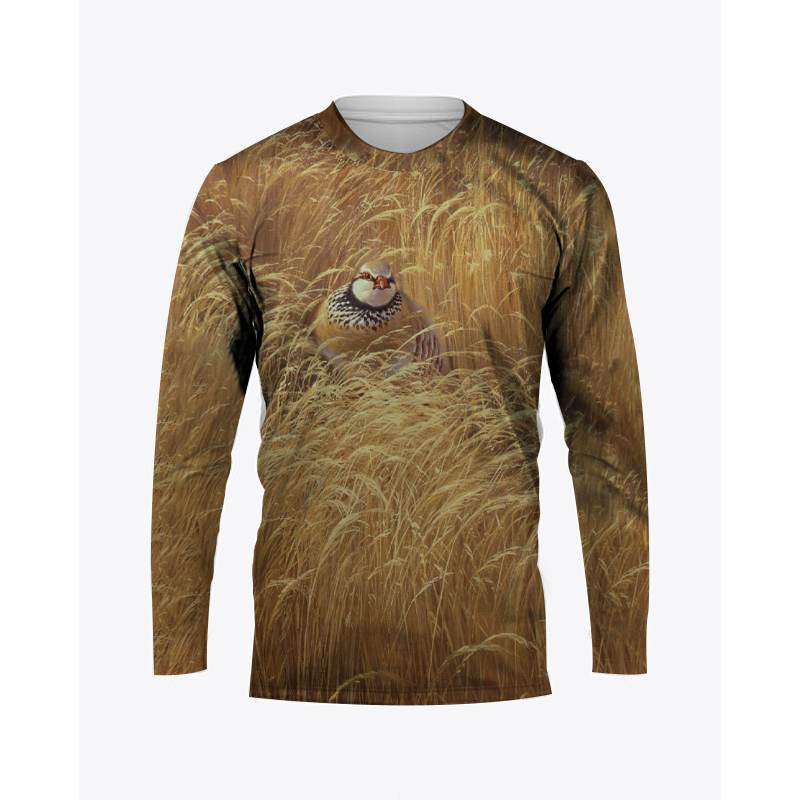 เสื้อยืดลายพรางล่าสัตว์ นกกระท - Hunting Quail บทวิจารณ์และราคา