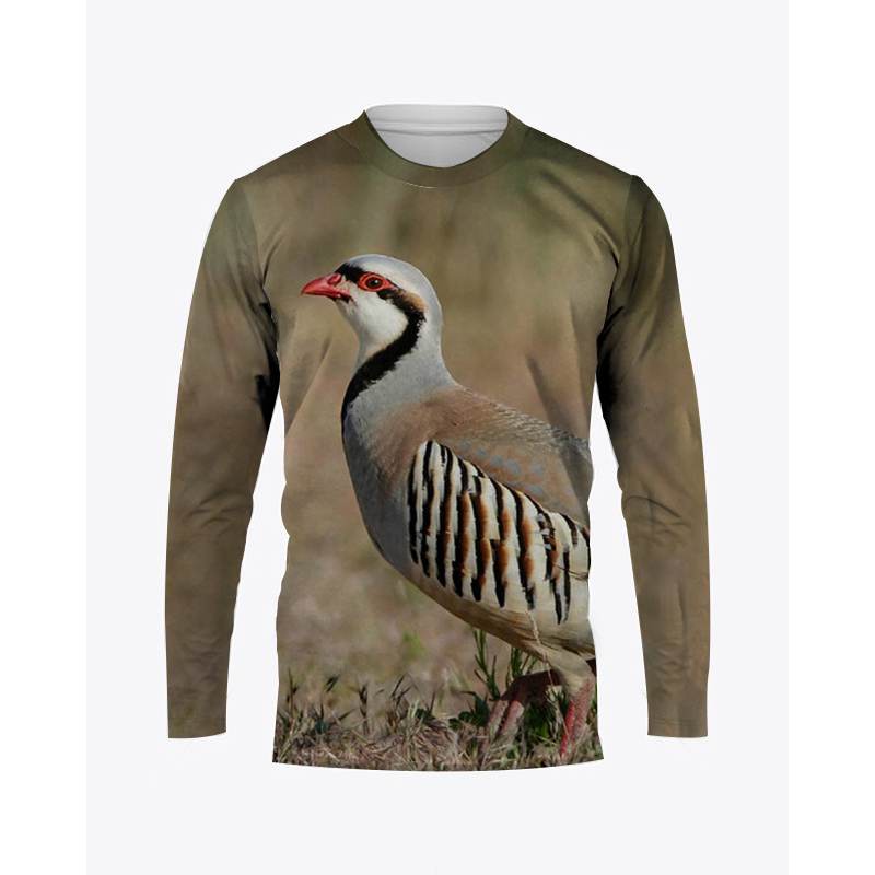 เสื้อยืดลายพรางล่าสัตว์ นกกระท - Hunting Quail บทวิจารณ์และราคา