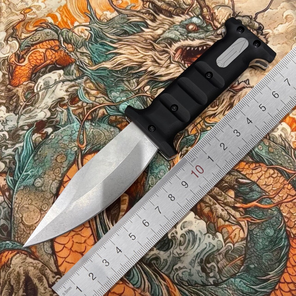 มีดตรงสำหรับตั้งแคมป์กลางแจ้ง  - Hunting And Camping In Jungle บทวิจารณ์และราคา